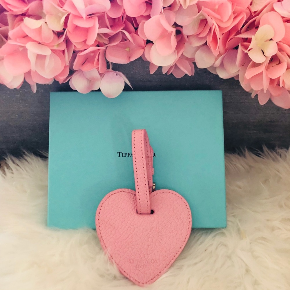 Tiffany & Co. Pink Heart Luggage Tag💕